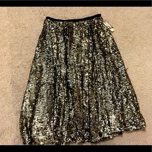 Anthropologie sequin skirt